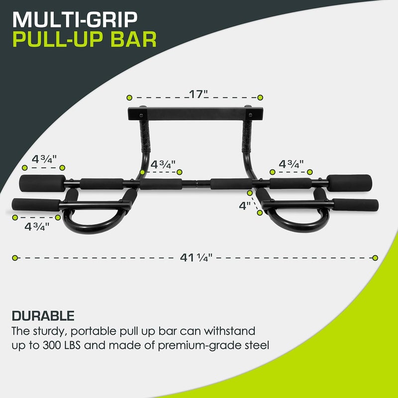 ProSourceFit Pull Up Bar for Multi Use Fitness & Home Gym Exercise - Image 3