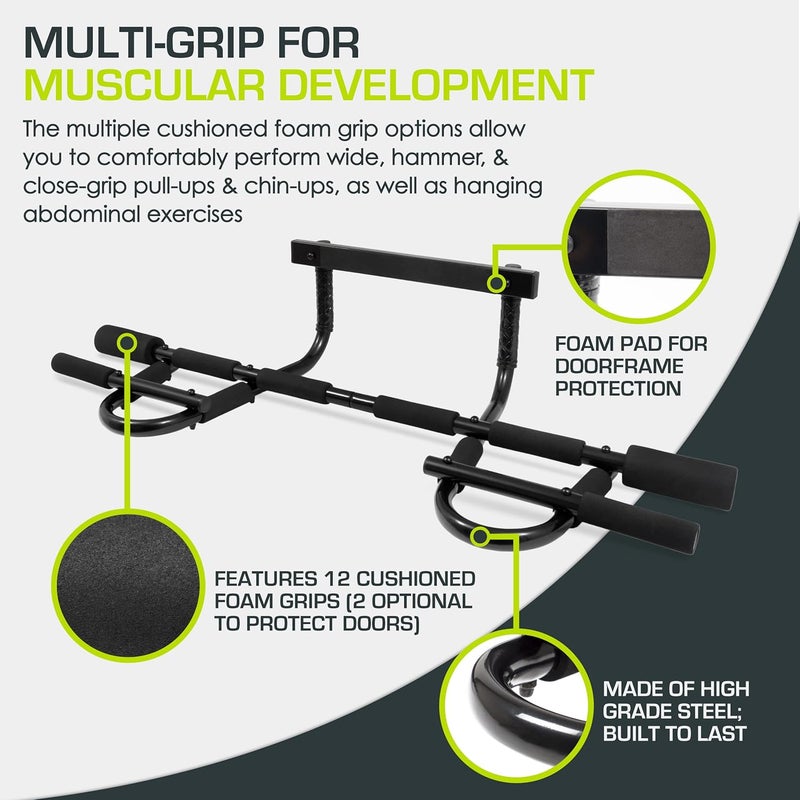 ProSourceFit Pull Up Bar for Multi Use Fitness & Home Gym Exercise - Image 4