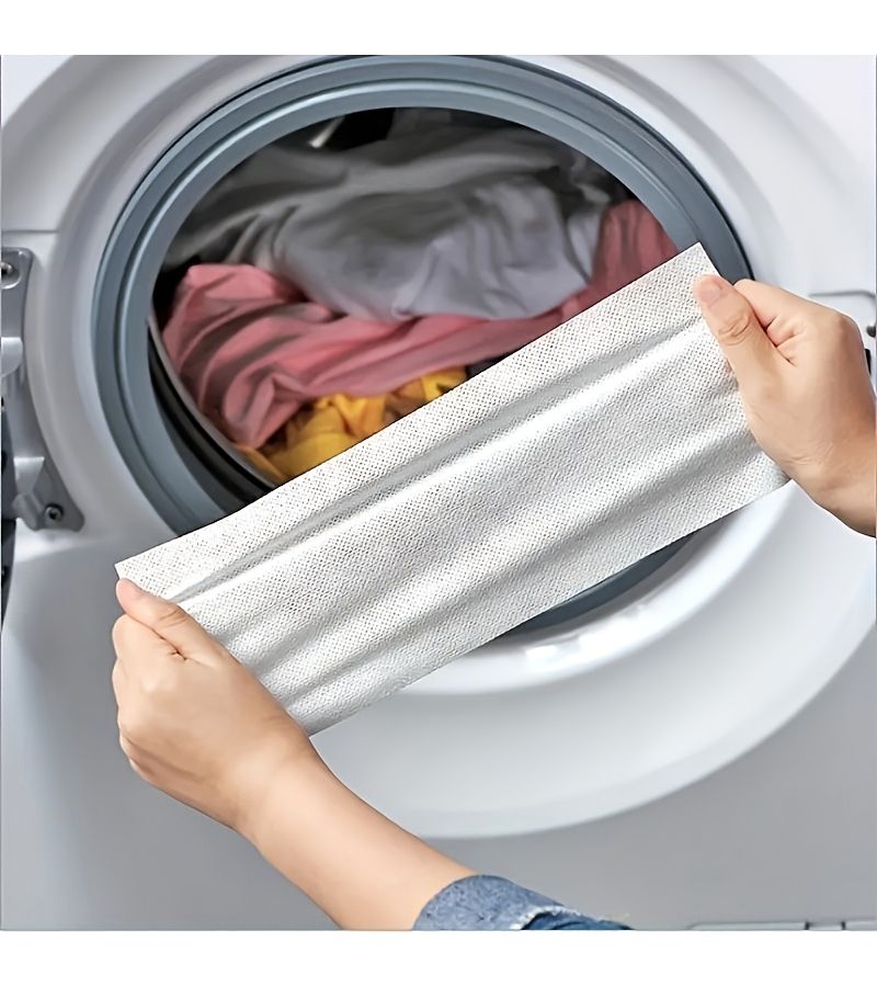 Color Protecting Washer Tablets 30 Pieces Prevents Color Transfer Absorbs Dye Ideal for Delicate Fabrics - Image 5