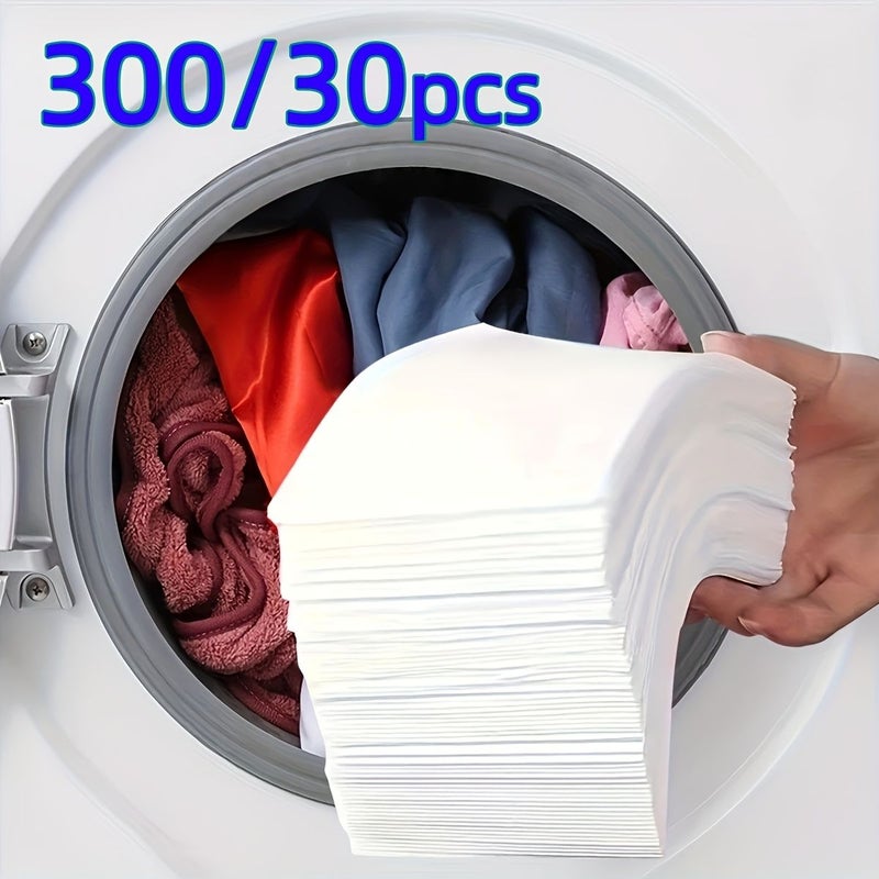 Color Protecting Washer Tablets 30 Pieces Prevents Color Transfer Absorbs Dye Ideal for Delicate Fabrics - Image 1