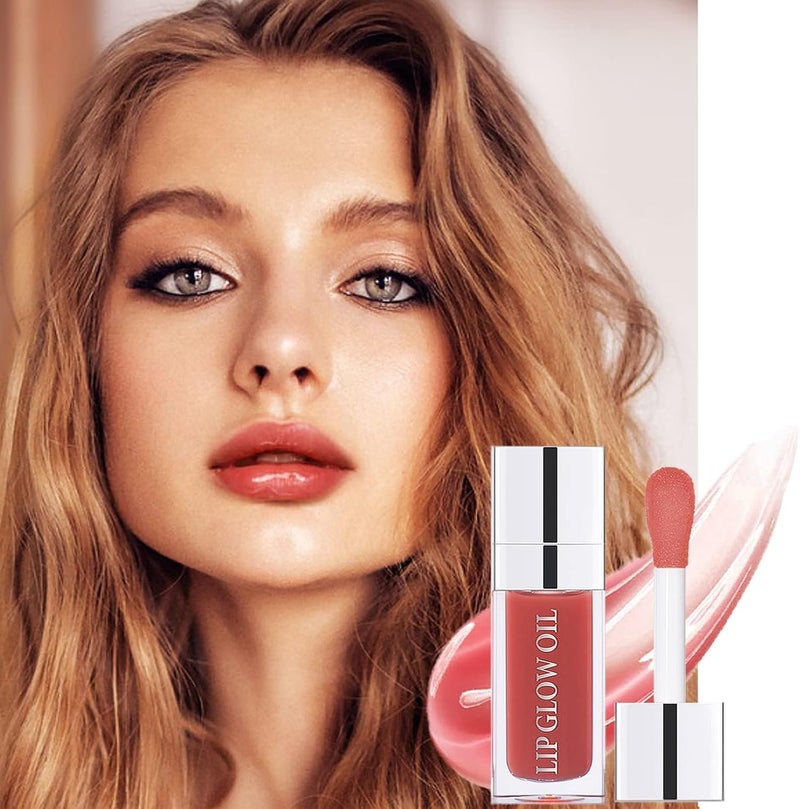 Khazna Plumping Lip Gloss, 3Pcs Long Lasting Hydrating Lip Gloss Transparent Toot Lip Oil Long Lasting Non-sticky for Dry Lip Care (3 Colors) - Image 2