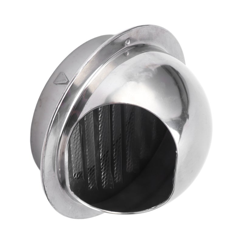 Stainless Steel Vent Hood Exterior Rainproof Wind Cover Stainless Steel Vent Cover Outlet Accessory 6 Inch - Image 3