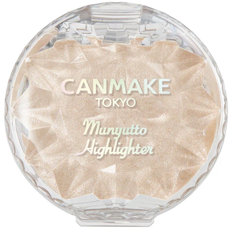 CANMAKE - Munyutto Highlighter - Packed Powder Compact - 0.13oz (3.8g) (01 Moonlight Gem) - Image 1