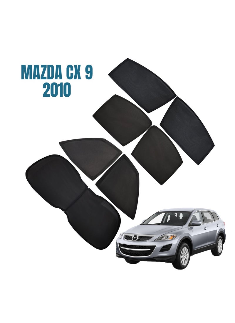 مازدا - MAZDA CX9 2010 مظلة سيارة عالية الجودة لجميع الجوانب من الأشعة فوق البنفسجية والحرارة والجوانب الأمامية والخلفية وظلال الشمس - Image 1