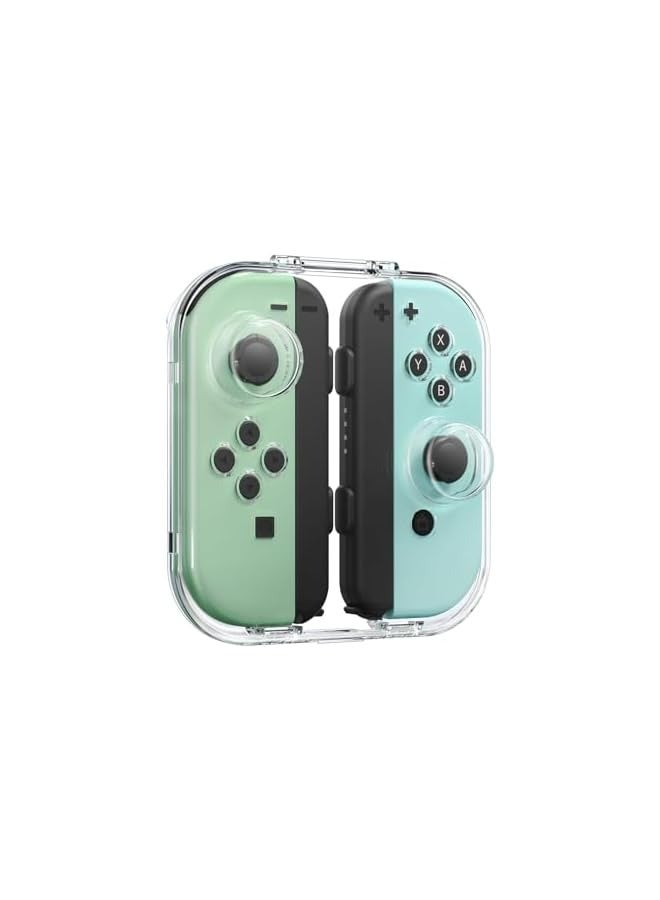 PROMASS Case for Nintendo Switch & Switch OLED Joy Con, Portable Dust-Proof Protective Box Compatible with Nintendo Switch/OLED Joy-Con, Joy-con Travel Case with Magnetic Closure - Image 1