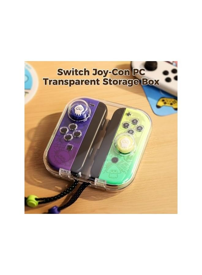 PROMASS Case for Nintendo Switch & Switch OLED Joy Con, Portable Dust-Proof Protective Box Compatible with Nintendo Switch/OLED Joy-Con, Joy-con Travel Case with Magnetic Closure - Image 4