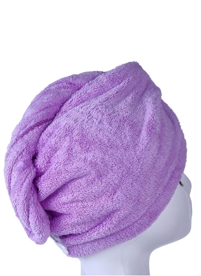 YYXR - YYXR Microfiber Hair Drying Towel Ultra Absorbent Twist Hair Turban Drying Cap Hair Wrap - Image 1