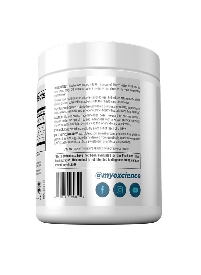 MYOXCIENCE Myo Relax & Calm | Myo-Inositol, L-Theanine, Taurine, Magnesium & GABA | Supports Sleep, Neurotransmitter & Hormone Support (Berry)  - Image 5