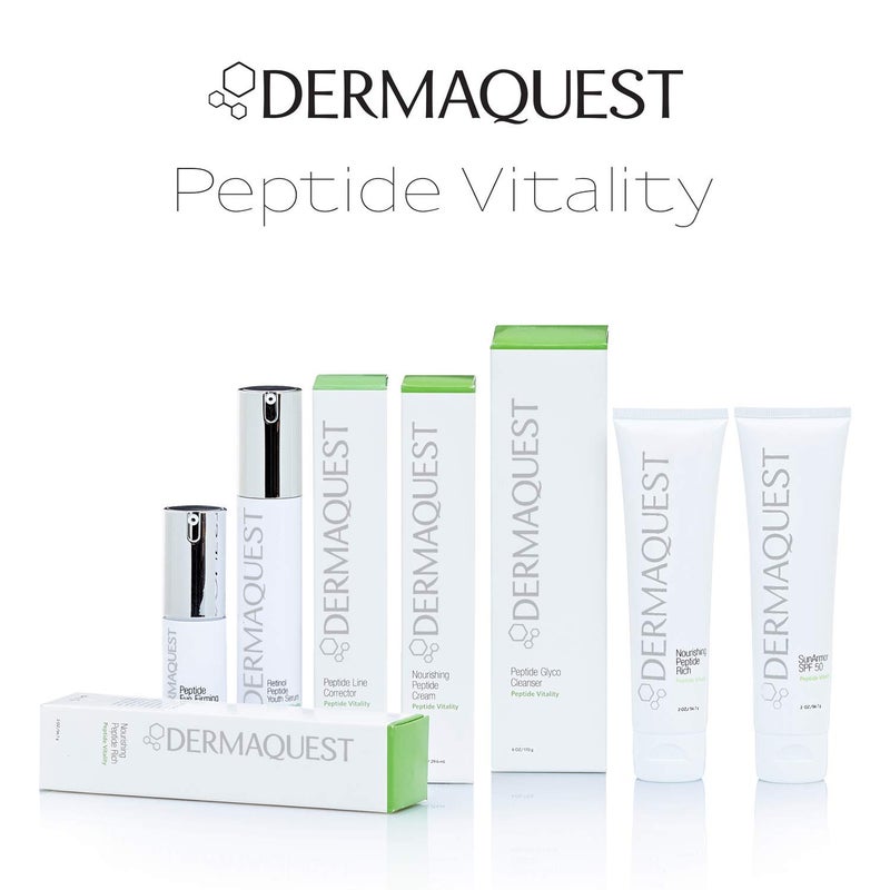 DermaQuest كريم ديرما كويست للببتيد الحيوي - مضاد للشيخوخة، مرطب للوجه يقلل من التجاعيد والخطوط الدقيقة - للبشرة العادية إلى الجافة - للرجال والنساء (2 أونصة) - Image 5