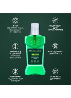 President President Classic Herbal Mouthwash - Complete Protection and Fresh Breath 250ml  - Image 4