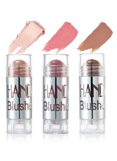 SYOSI Blush Stick Set Matte Cream Blush Stick for Cheeks, Eyes, and Lips Natural Makeup Waterproof Long Lasting  - Image 1