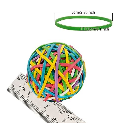 Eagle Rubber Band Ball, 170 Bands Per Ball, Assorted Colour - Image 3