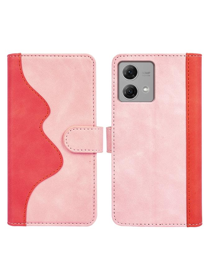 اس-توب جراب لهاتف Motolora Moto G84، جراب جلدي قابل للطي أفقيًا بخياطة - Image 2