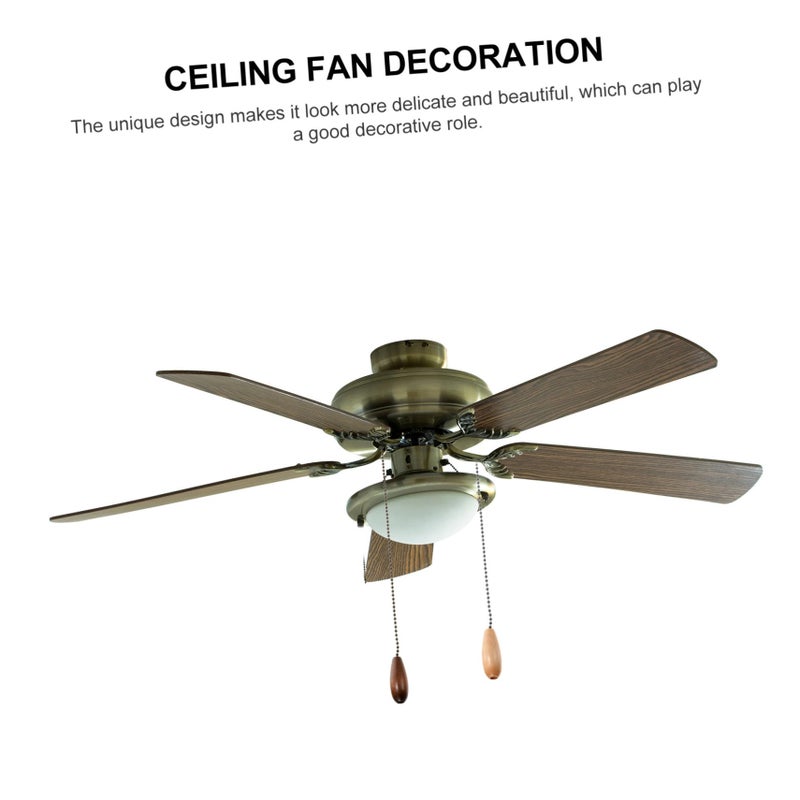 4 Pcs Baseball Shape Metal Pull Chain Extenders For Ceiling Fan Switch Replacement In Silver And Antique Bronze - Image 3
