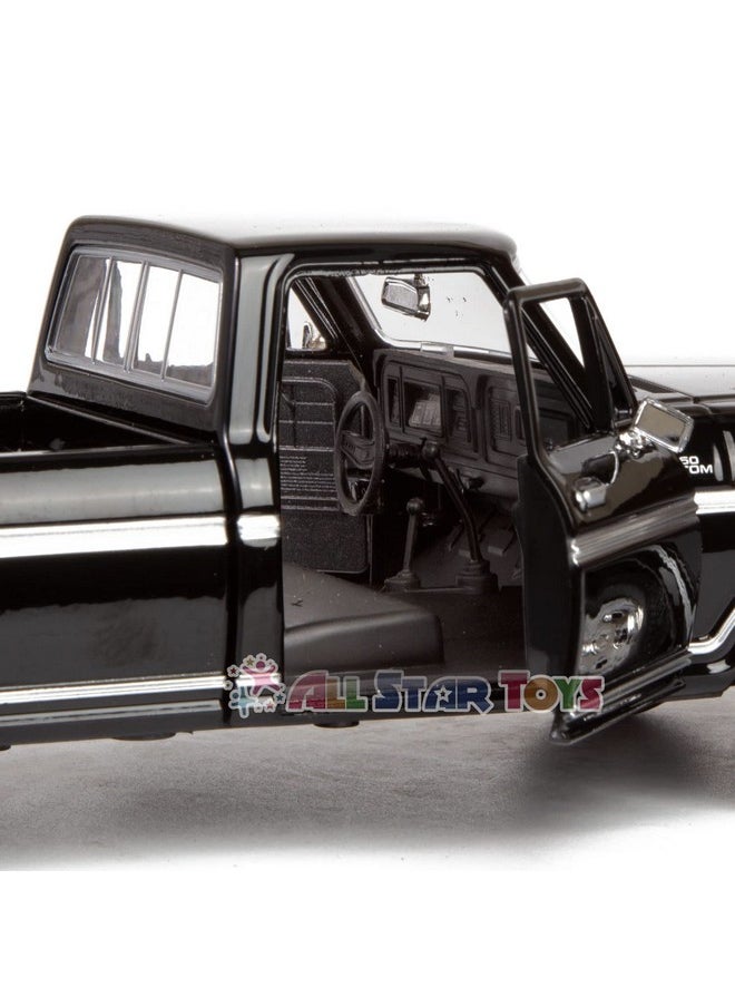 موتورماكس شاحنة فورد F-150 بيك أب كلاسيكية موديل 1979 من موتورماكس، شاحنة بيك أب F150 بمقياس 1:24، سيارة مصبوبة قابلة للتحصيل، لون أسود، 79346، حصريًا من All Star Toys  - Image 5