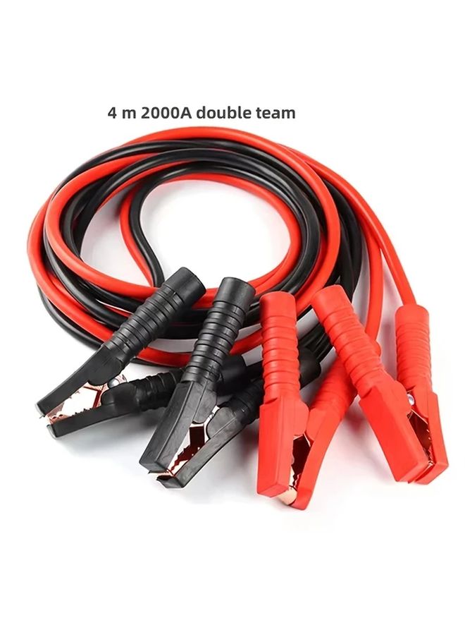 2000A 118.11 Inch Ignition Wire For Car And Truck Automotive Battery Starting Copper Crocodile Clip - Image 3