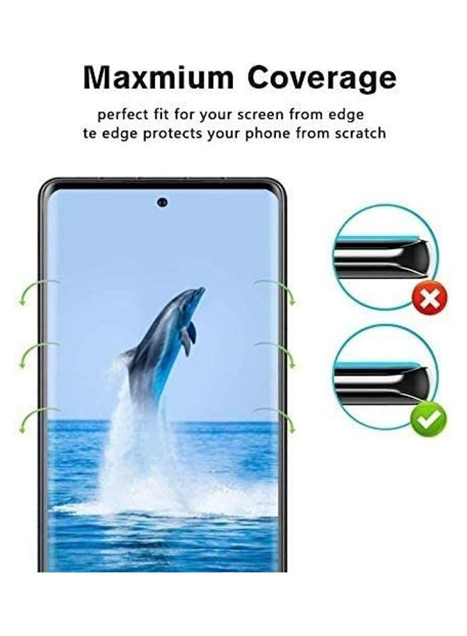 ICS Pack Of 2 Tempered Glass Screen Protector For Samsung Galaxy S21 Ultra 5G Black/Clear - Image 2