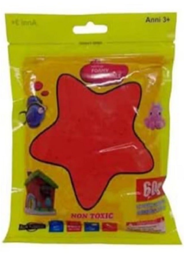 Moldable Foamy Bags 60g Mixed Color Didactic Slime (Red) 