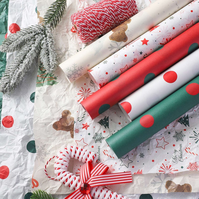 Christmas Sydney Paper Flower Bouquet Wrapping Paper – 50x70cm Gift Wrapping Material - Image 5