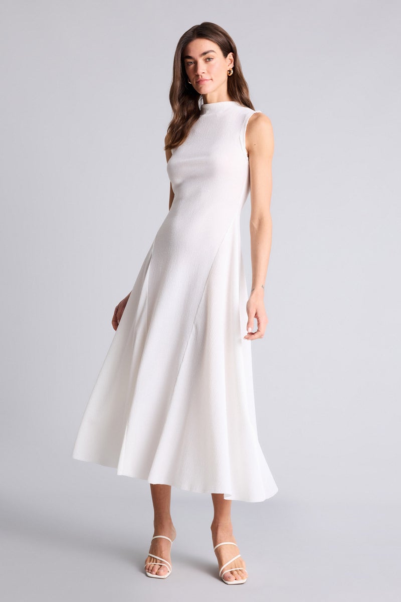 ديفاكتو فستان ميدي قصة مريحة منسوج - Image 2