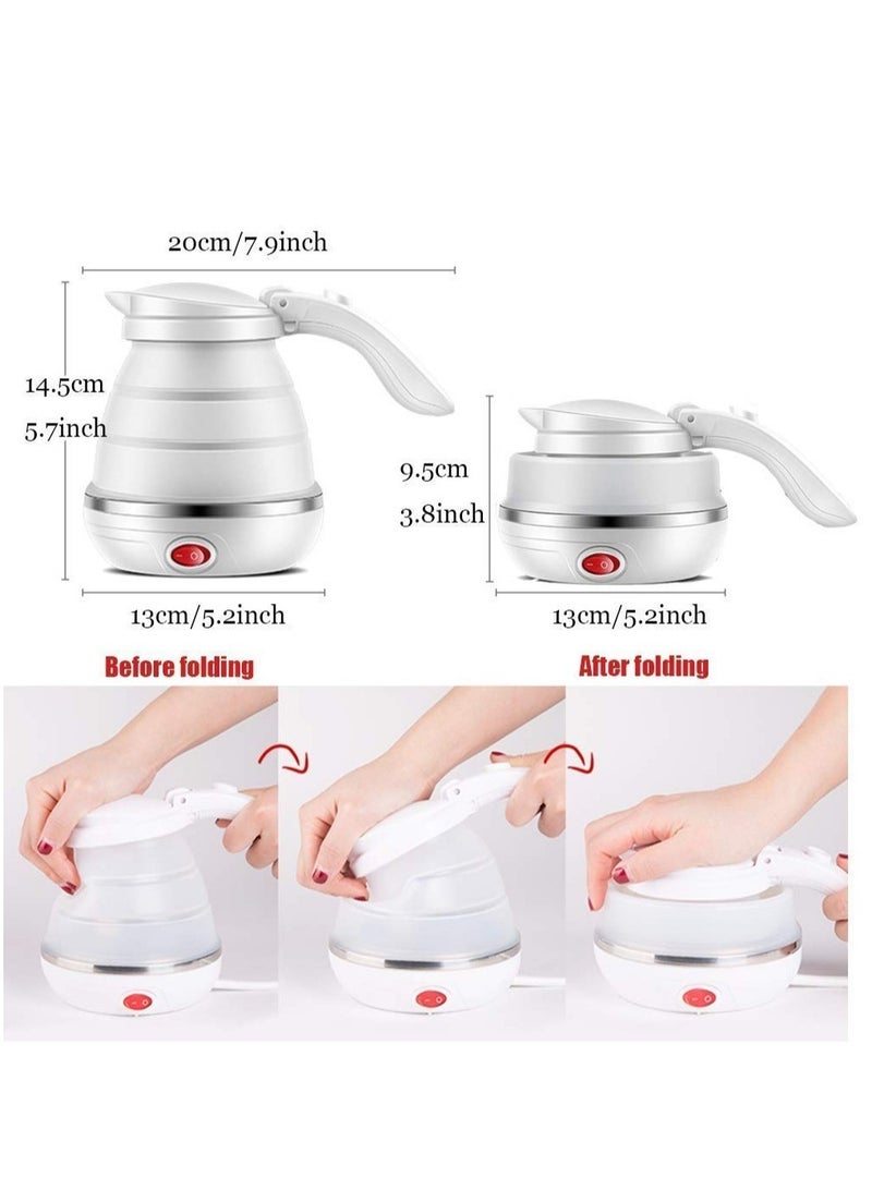 ELTRAZONE Travel Foldable Fast Boiling Portable Electric Kettle - 220V -600ML for Most Travel and Home & Office Use - Image 4