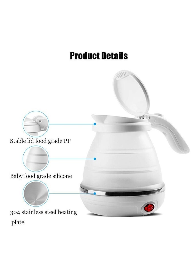 ELTRAZONE Travel Foldable Fast Boiling Portable Electric Kettle - 220V -600ML for Most Travel and Home & Office Use - Image 3