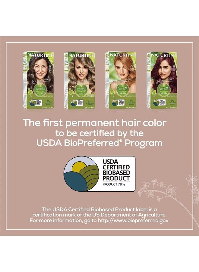 NATURTINT Permanent Hair Color 8G Sandy Golden Blonde (Pack of 1), Ammonia Free, Vegan, Cruelty Free, up to 100% Gray Coverage, Long Lasting Results - Image 4