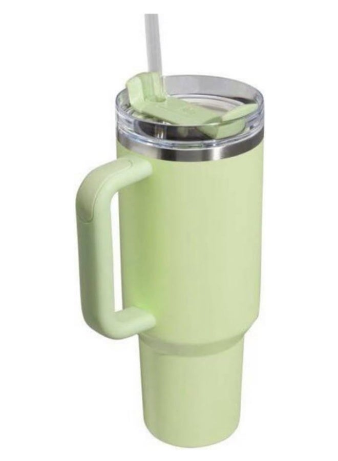 Twisoo Stanley Quencher H2.0 FlowState Tumbler – 40oz 304 Stainless Steel Vacuum Insulated Cup with Handle, Reusable Straw & Leak-Resistant Lid – Double Wall Travel Mug for Hot & Cold Drinks - Image 2