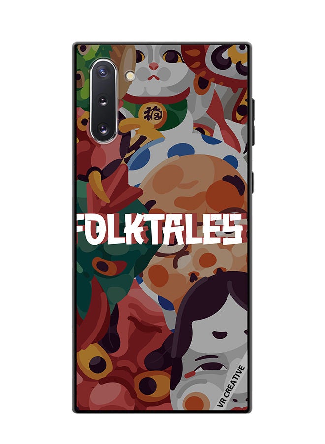 VR CREATIVE Protective Case Cover For Samsung Galaxy Note10 5G Japanese Folk Tales Design Multicolour - Image 1
