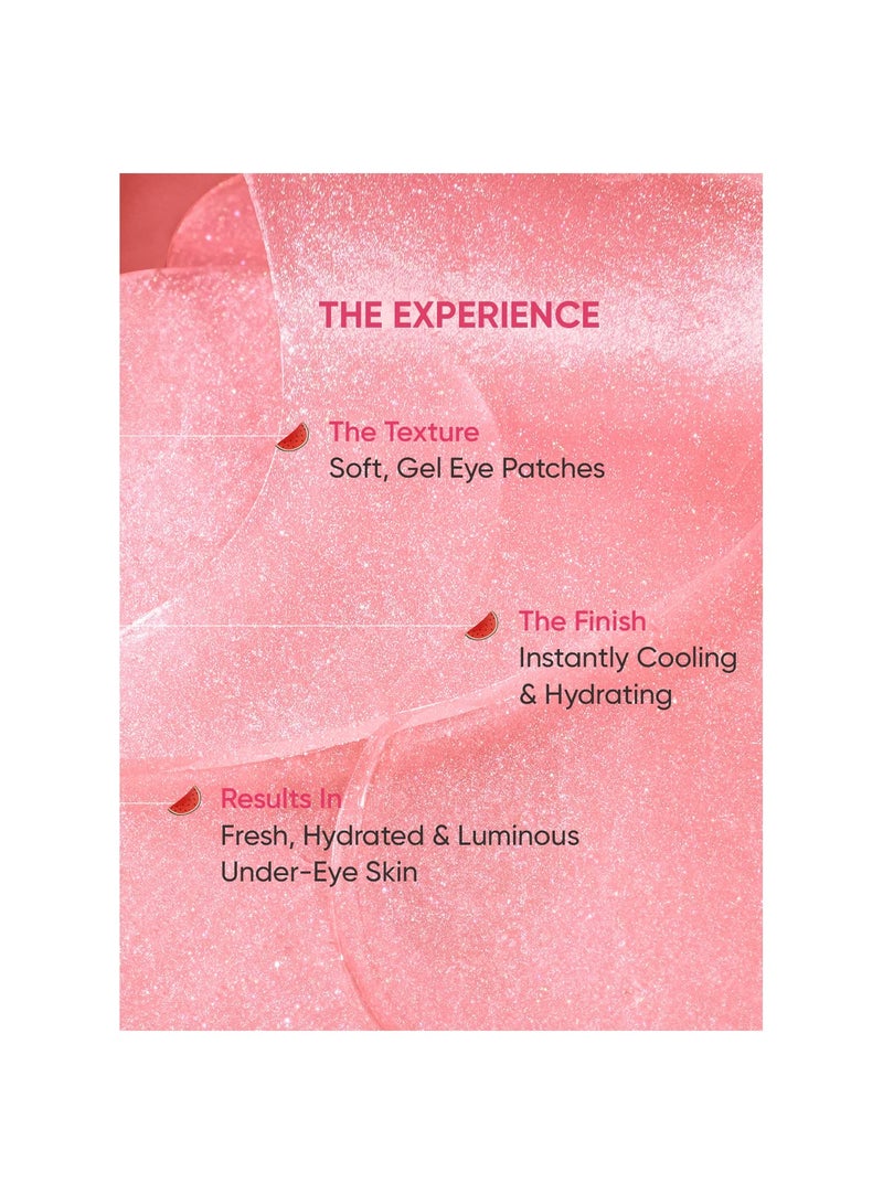 Dot & Key Dot Key Watermelon Cooling Hydrogel Under Eye Patches for Dark Circles Puffiness Reduction    60 Patches - Image 4
