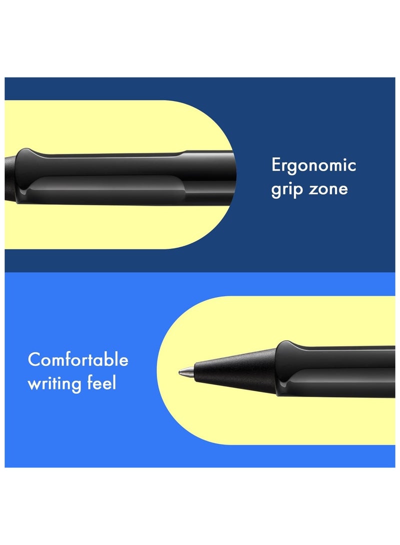 LAMY قلم حبر جاف سفاري طرف متوسط حبر أسود برميل تيراكوتا - Image 3