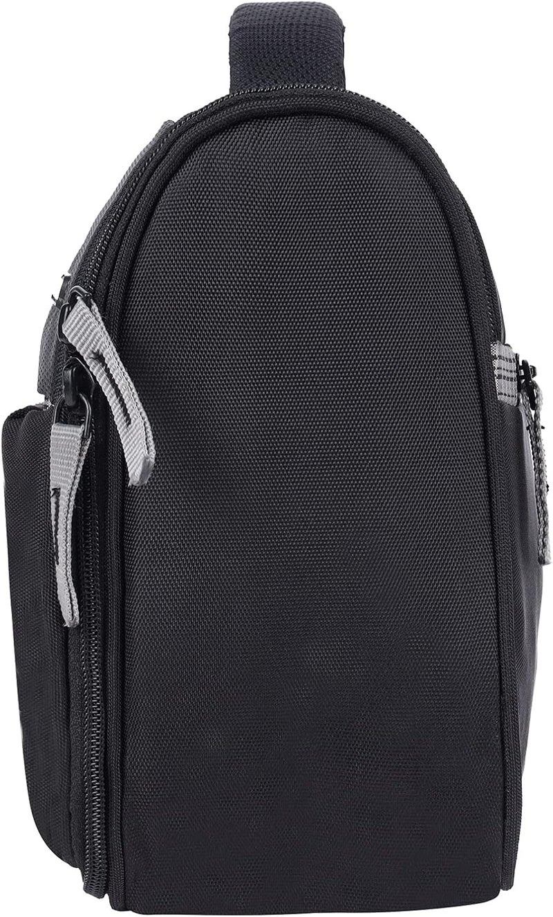 Gear Toilet Pouch 6L Small Waterproof Makeup Kit/Toilet Kit/Toiletry Bag/Travel Bag/Travel Pouch with Wall Hanging Loop-Black Grey - Image 3