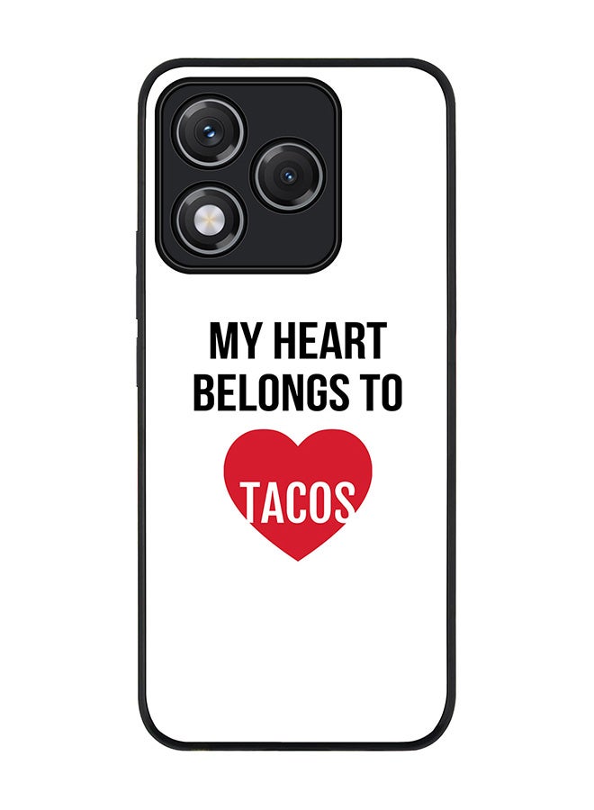 Stylizedd For Honor 400 Lite Case,Slim fit Camera Protection, Shockproof Thin Phone cover  - My heart belongs to tacos