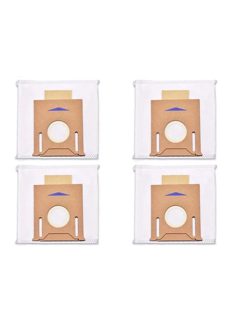أكياس غبار T8 مكونة من 4 قطع من أجل Ecovacs Deebot OzmoT8 AIVI Robot Vacuum Cleaner  - Image 1