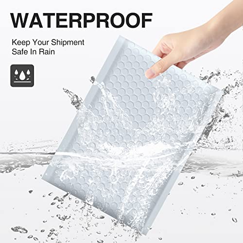 UCGOU Bubble Mailers 7.25x12 Inch White 25 Pack Usable Size 7.25x11 Padded Envelopes Small Business Opaque Packaging Self Seal Waterproof Boutique Bulk Shipping Bags for Jewelry Makeup Supplies #1 - Image 3