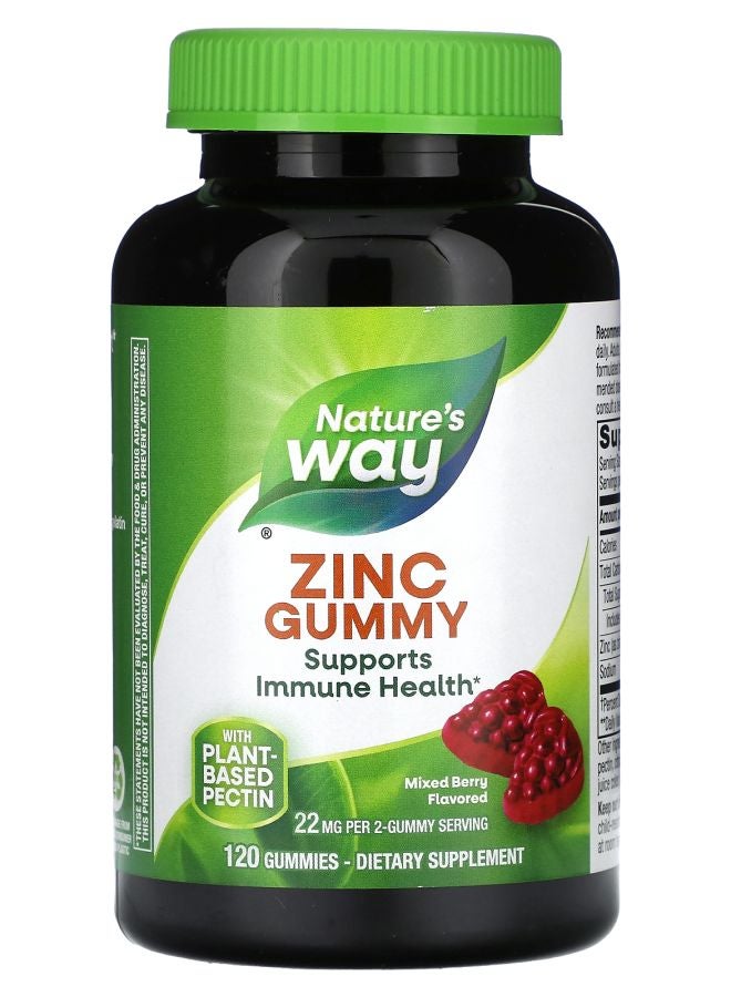 Zinc Gummies Mixed Berry  11 mg 120 Gummies