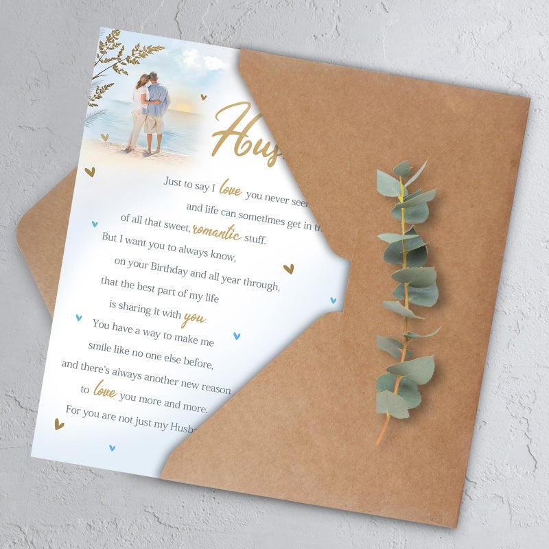 HEJOYN Funny Birthday Card for Husband, Birthday Gifts for Husband from Wife, Husband Birthday Gift - Image 5