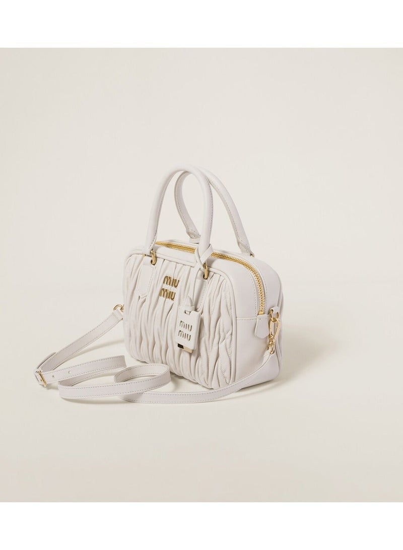 MIU Arcadie Matelassé Soft Sheepskin Handbag