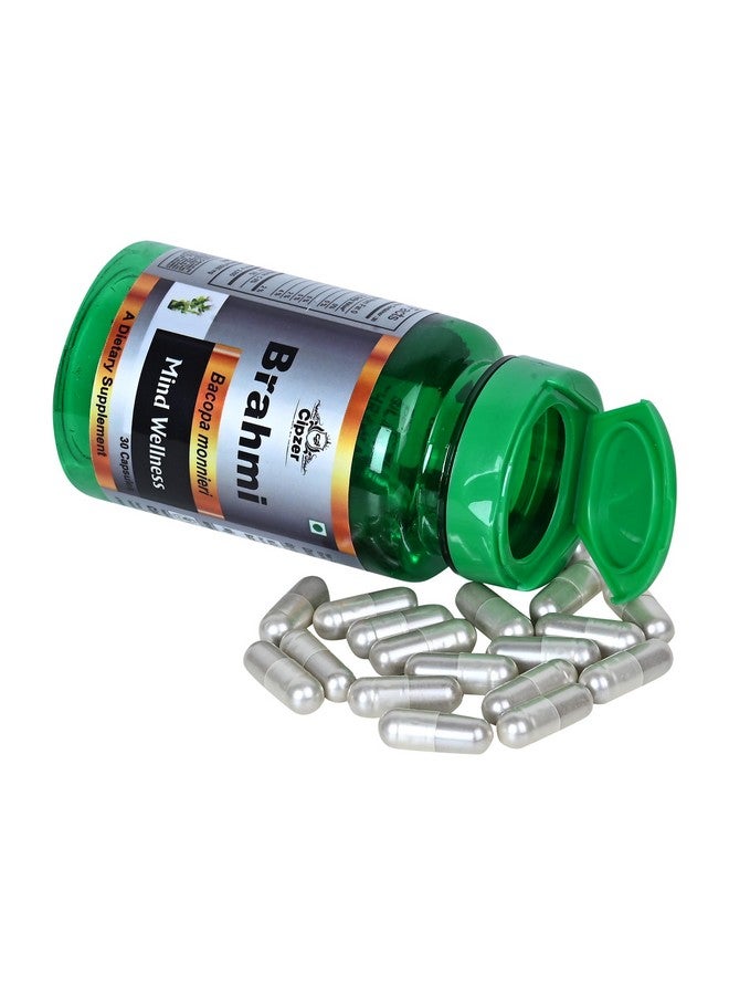 Cipzer Brahmi Mind Wellness Capsules Pure Ayurvedic Herbs beneficial for patients suffering from asthma, Heals Wounds & Improve Alertness 60 Capsules (Pack of 1) - Image 4