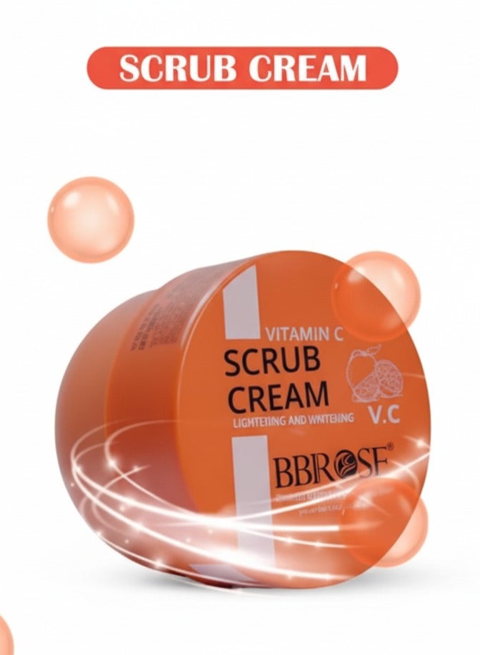 BBROSE Vitamin C Scrub Cream – Lightening & Whitening Exfoliating Cream - Image 1