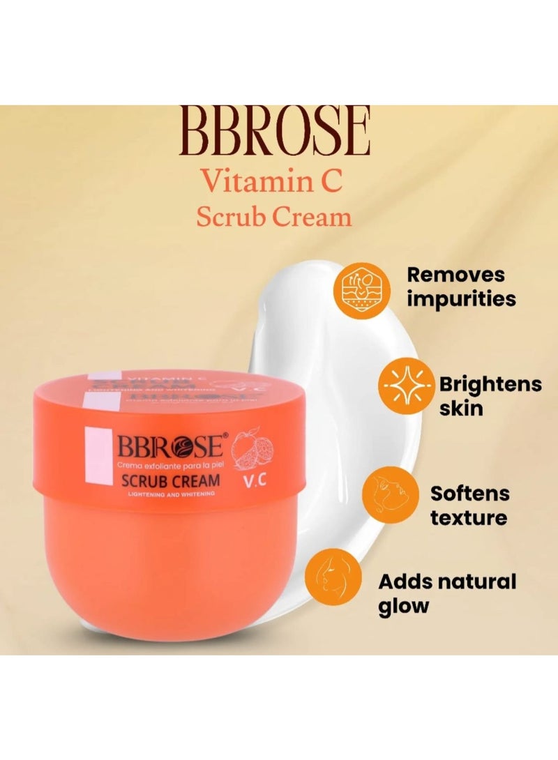 BBROSE Vitamin C Scrub Cream – Lightening & Whitening Exfoliating Cream - Image 2