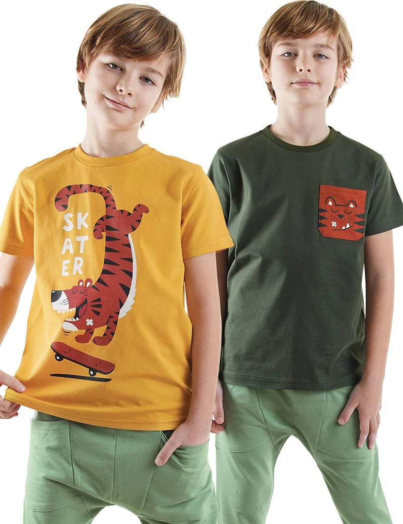 Denokids Skater Boy 2-Piece T-Shirt Set