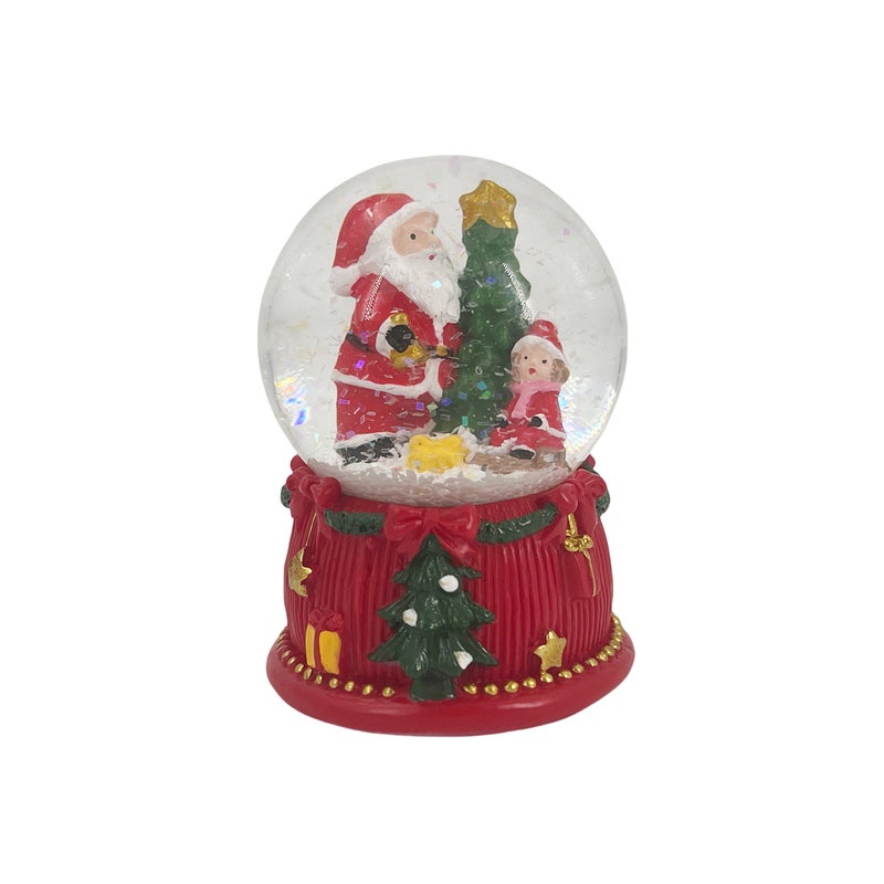 CHRISTMAS MAGIC Santa Water Globe 4.5x4.5x6.3cm - Image 1