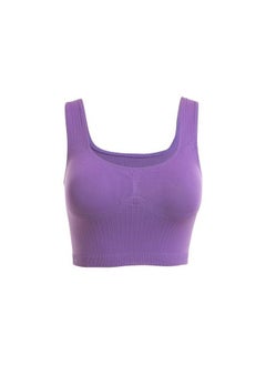 COTTONIL COTTONILSolid Soft Bra-MOV  - Image 1