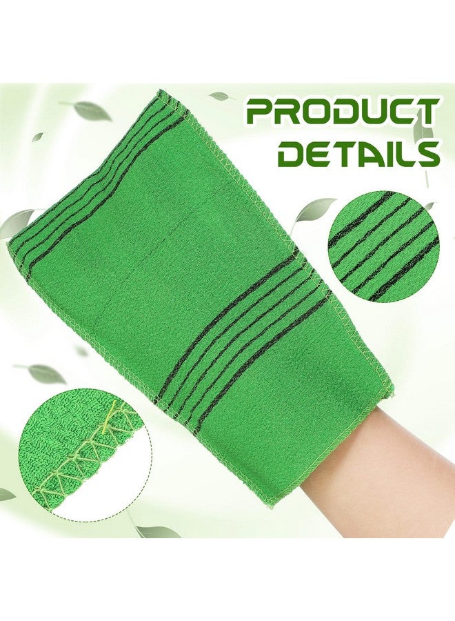 Prudiut 12 Pcs Exfoliating Washcloth, Korean Exfoliating Mitt Colorful Korean Exfoliating Cloth Large Size Exfoliating Body Scrubber for Removing Dry - Image 4