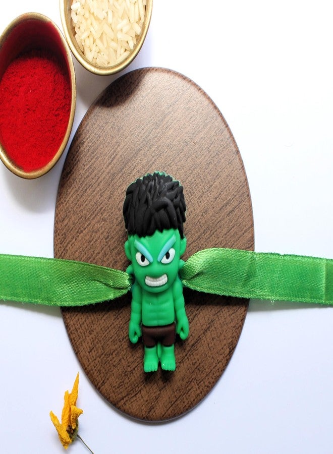 BANDHAN Hulk Playfull Cartoon Rakhi For Kids | new latest rakhi design for younger brother - Image 3