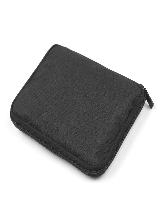 BUBM Electronic Organizer Water-Resistant Padded Nylon Travel Cable Organizer USB Flash Drive Case Gadget Bag for Cord Cable Earphones Watch band Smart Watch - Image 2