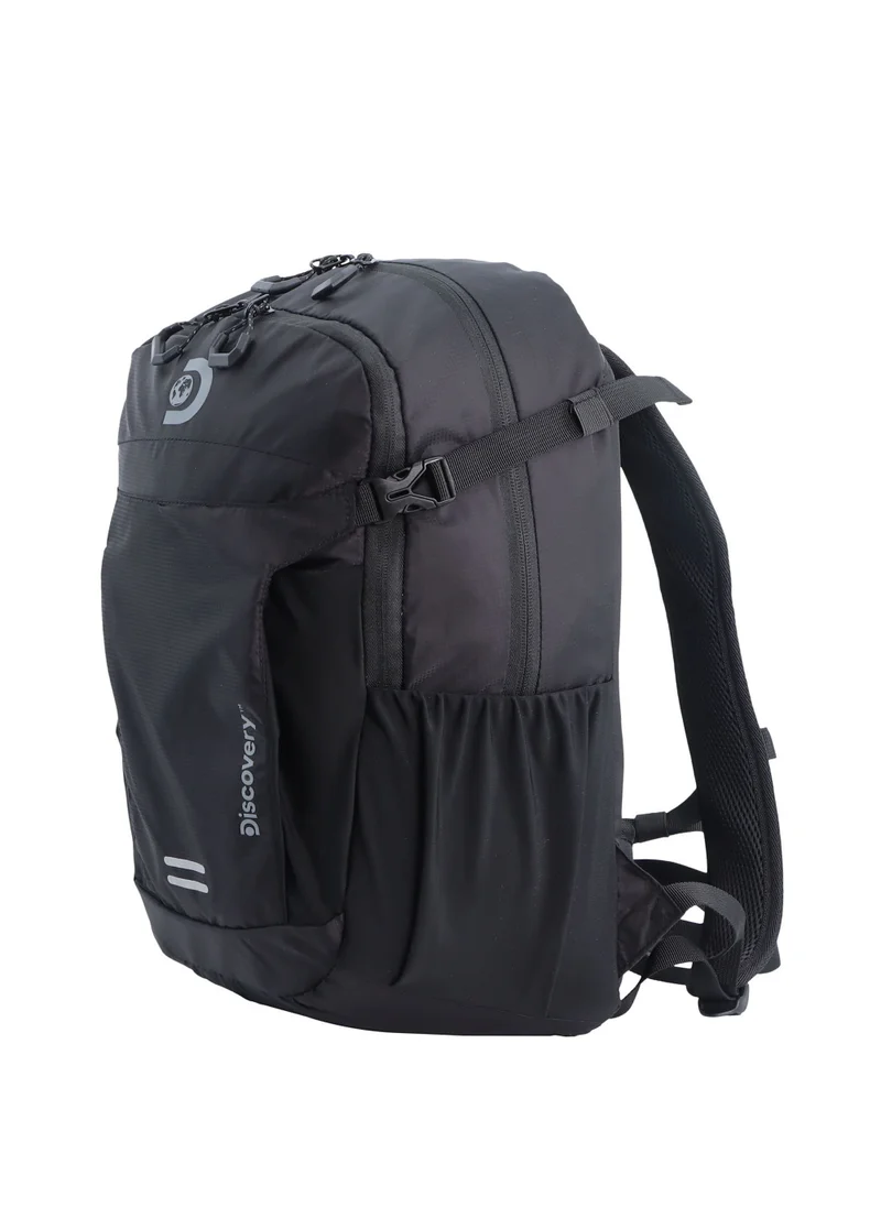 Discovery Discovery Body Spirit Nylon Ripstop 10L Outdoor Backpack Black for Men and Women, Durable Lightweight Water Resistant Casual Daypack Bag for School University Office Travel Hiking Adventure.