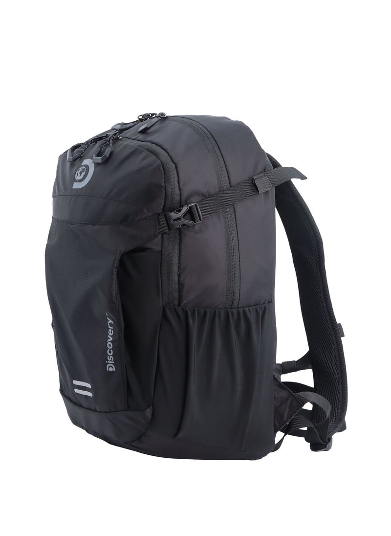 Discovery Discovery Body Spirit Nylon Ripstop 10L Outdoor Backpack Black for Men and Women, Durable Lightweight Water Resistant Casual Daypack Bag for School University Office Travel Hiking Adventure.  - Image 2