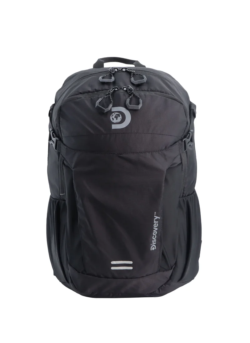 Discovery Discovery Body Spirit Nylon Ripstop 10L Outdoor Backpack Black for Men and Women, Durable Lightweight Water Resistant Casual Daypack Bag for School University Office Travel Hiking Adventure.